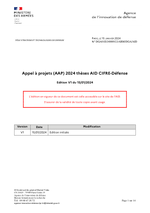 征集项目 (AAP) 2024 论文 AID CIFRE-Defense